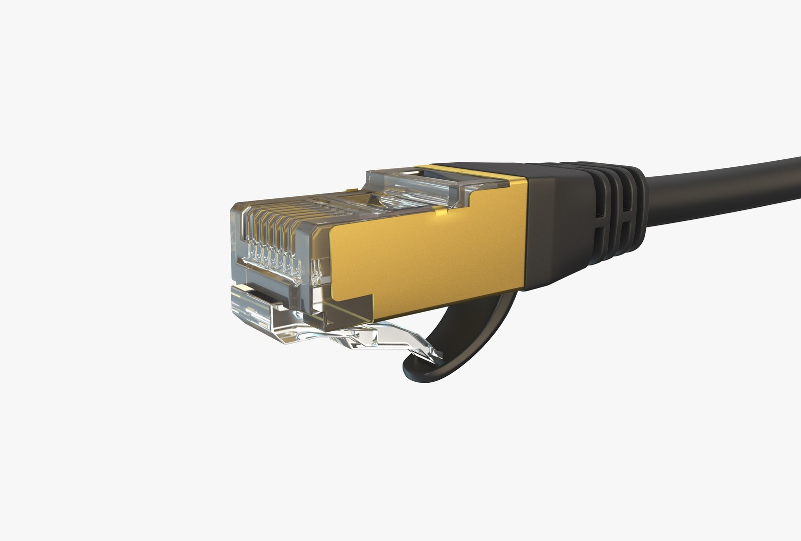 3D Rj45 UTP Ethernet Cable Detailed - TurboSquid 1990228
