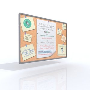 3ds max notice board