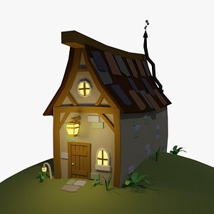 fbx simple cartoon house