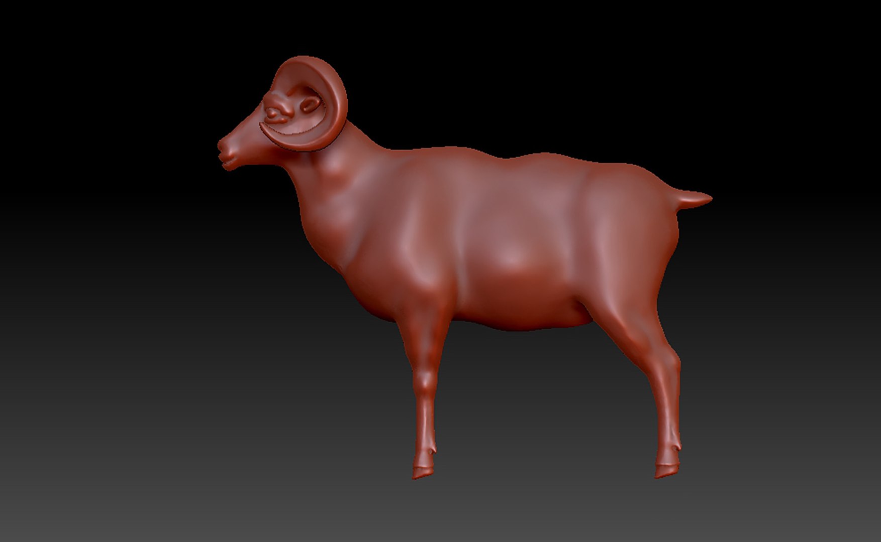3D Model The Body Of A Ram - TurboSquid 1855282