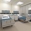 3D Hospital Room With Neonatal Beds And Divider Beige