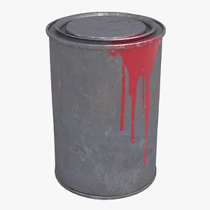 Paint Can 1 Old HD 3D