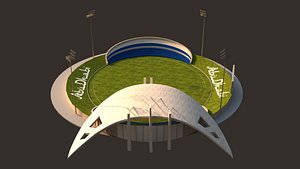 Abu Dhabi Cricket Stadium-3DS