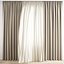 Curtain 287 Wind blowing effect 5 3D model 3D