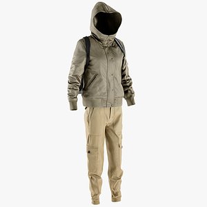Women's Pants with Down Jacket, Pullover and Backpack 14