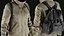 jacket backpack pullover 3D model