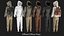jacket backpack pullover 3D model