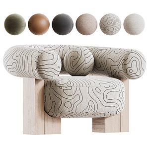 3D model Cassette Armchair Collector Group