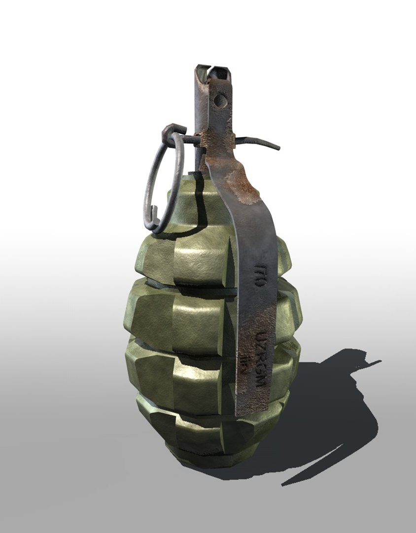 Hand Grenade C4d Free