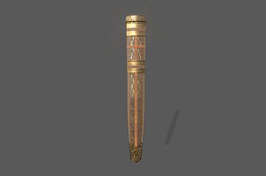 3D scabbard model