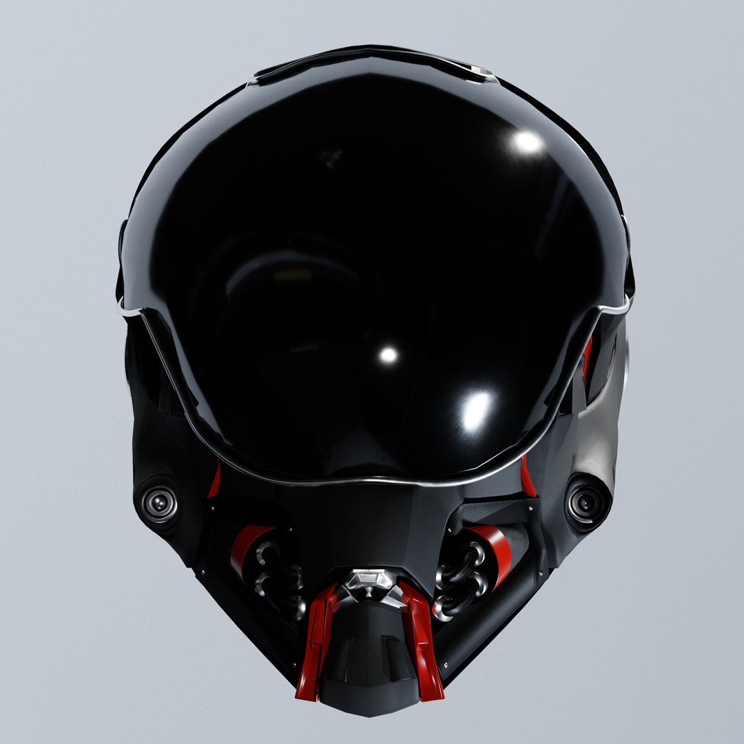 Sci-Fi Helmet 3D Model - TurboSquid 1987250