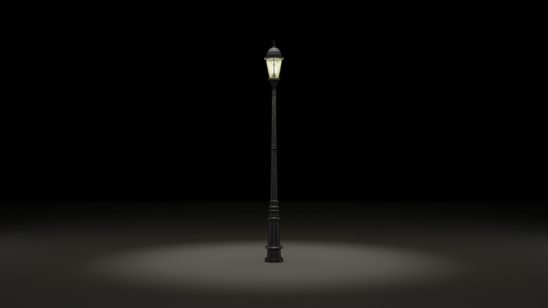 3D Model Vintage Steet Light 3D Model - TurboSquid 2248599
