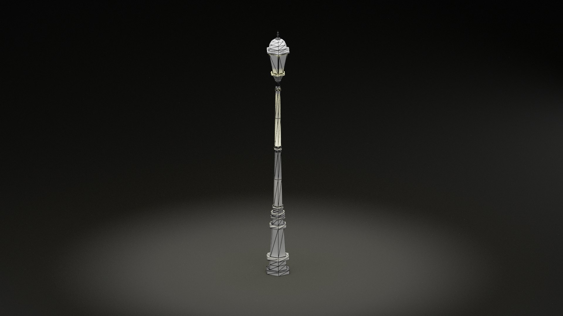 3D Model Vintage Steet Light 3D Model - TurboSquid 2248599