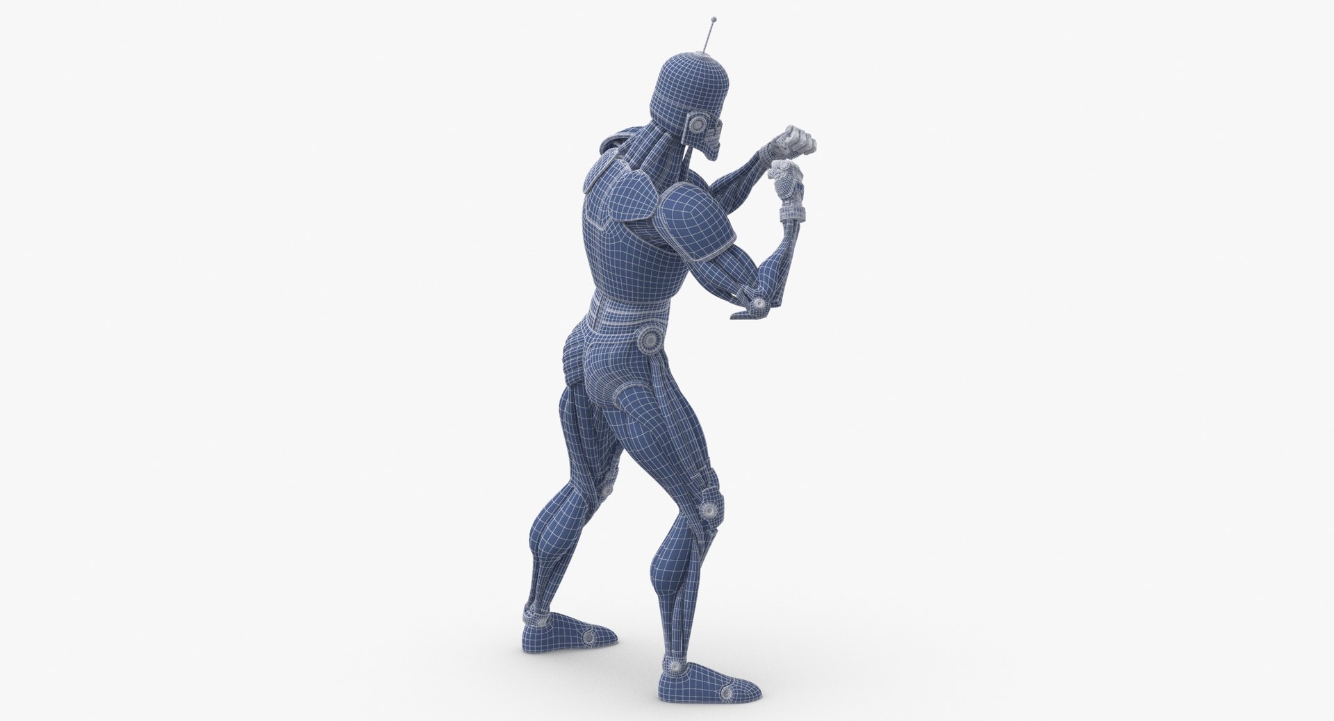 3D model robot 02 fighting - TurboSquid 1517292