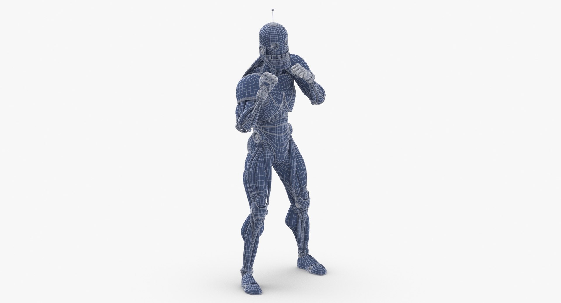 3D Model Robot 02 Fighting - TurboSquid 1517292