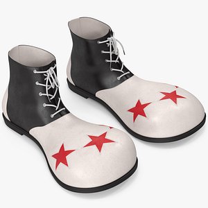 Clown Shoes 3D model
