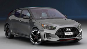 hyundai veloster turbo 2019 3D