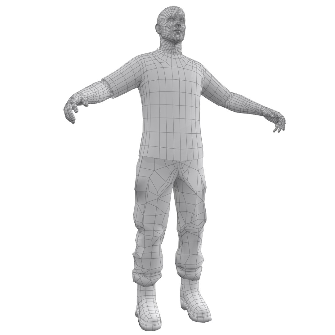 base soldier 1 3d model