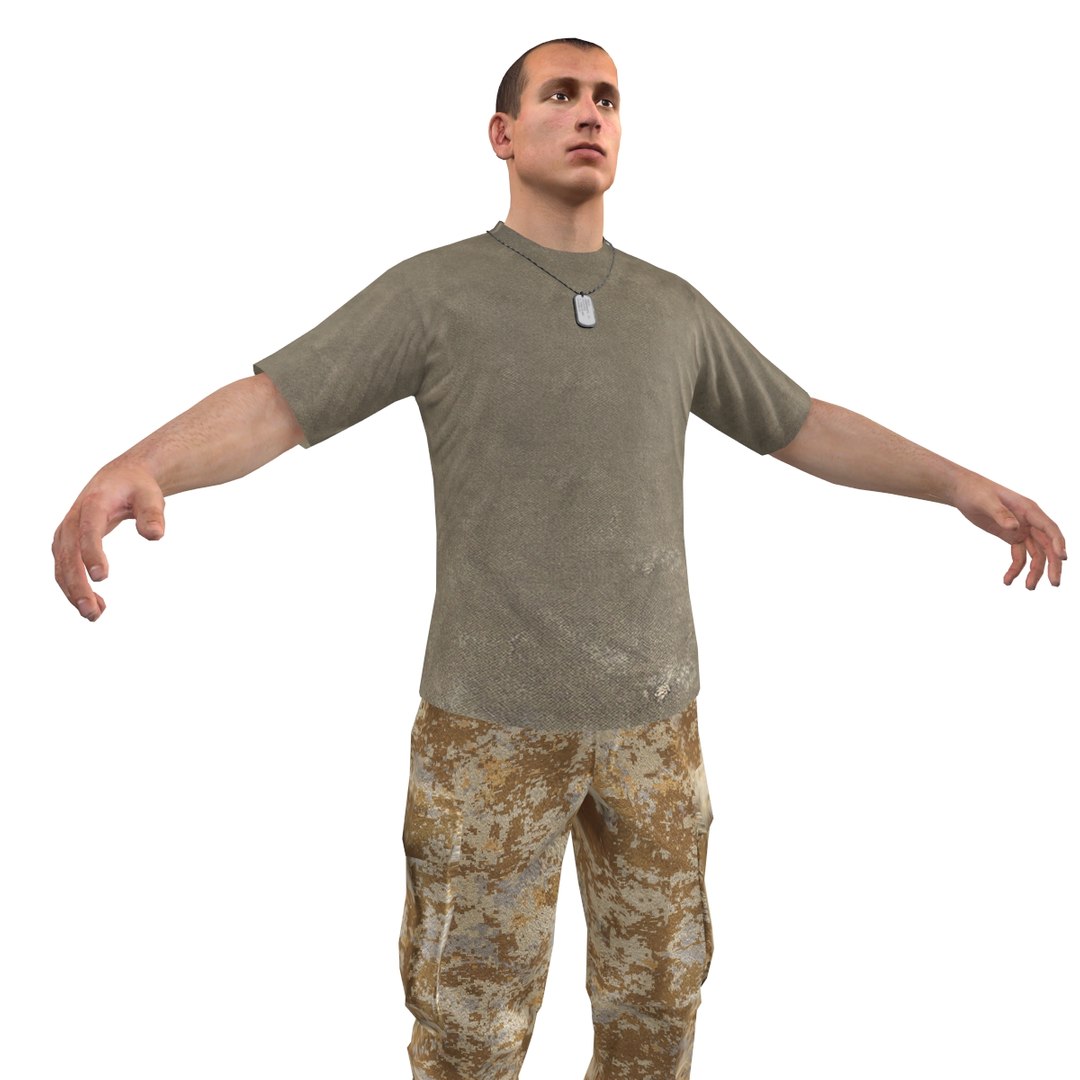 Base Soldier 1 3d Model