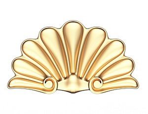 3D model Shell Carved Decoration 02