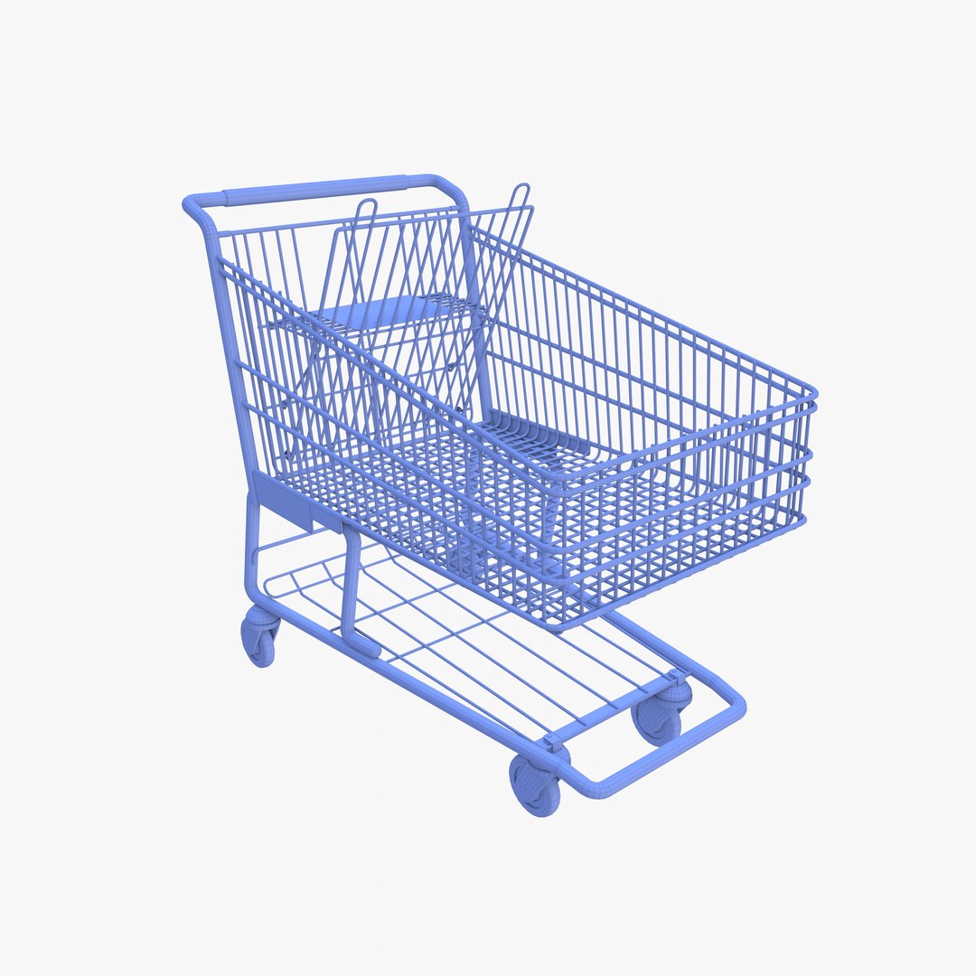 Shopping cart v7 model - TurboSquid 2045903