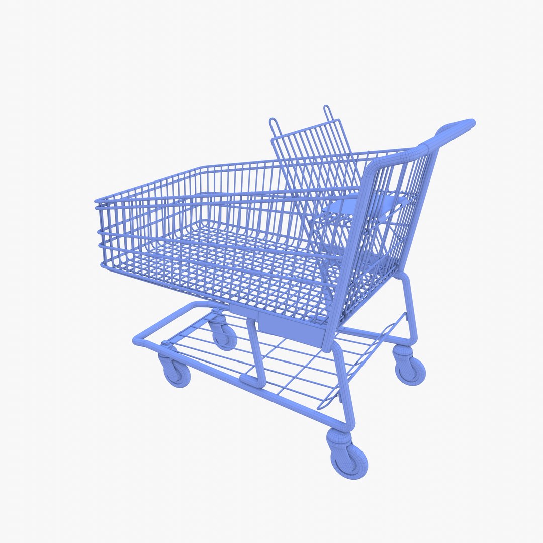 Shopping cart v7 model - TurboSquid 2045903