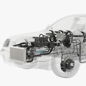 Car With Internal Parts