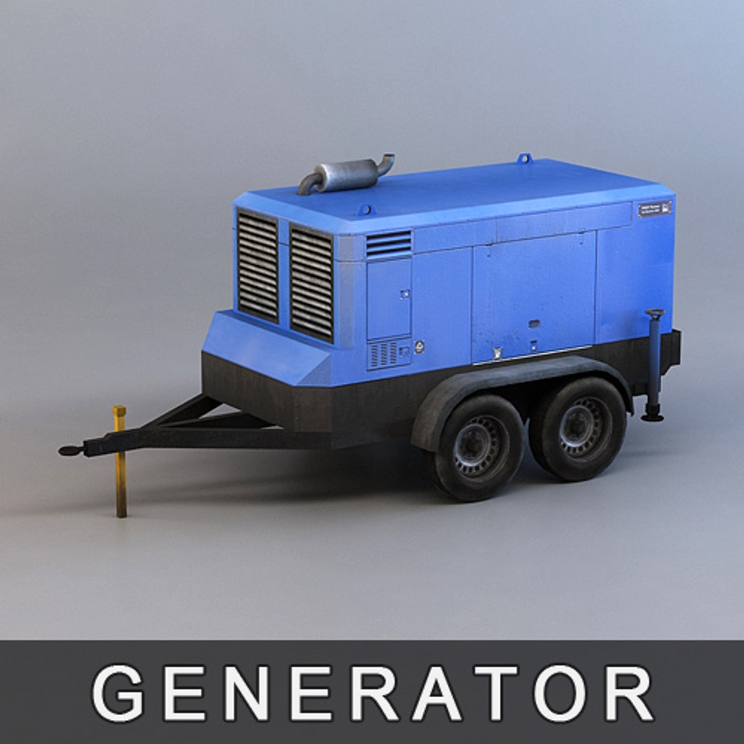3d Model Diesel Generator