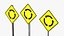 Road Signs Pack - Intersection and Turn
