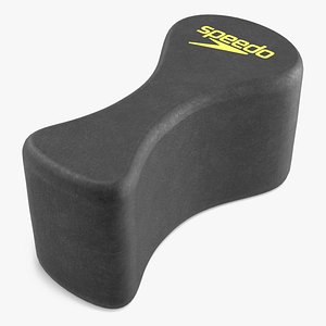 Swimming Pull Buoy Speedo Black 3D model