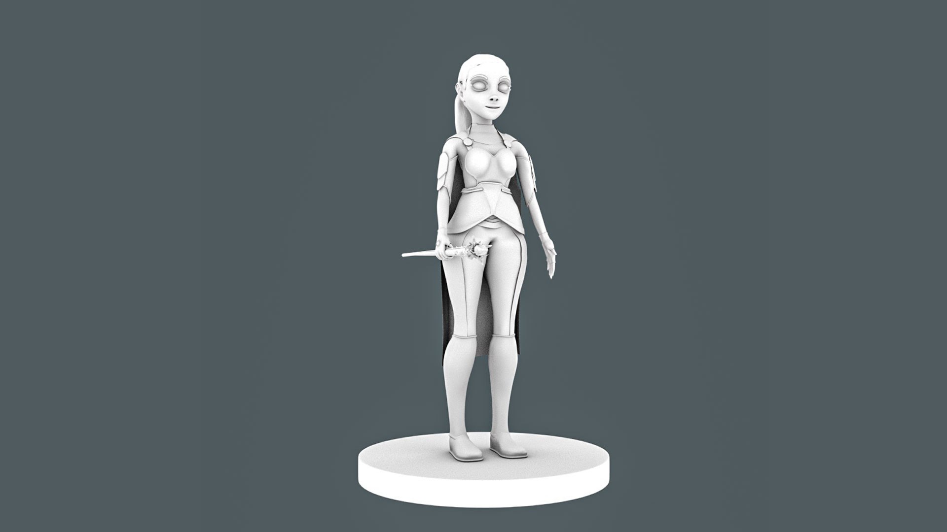 3d Cartoon Female Chracter Model - TurboSquid 2117743