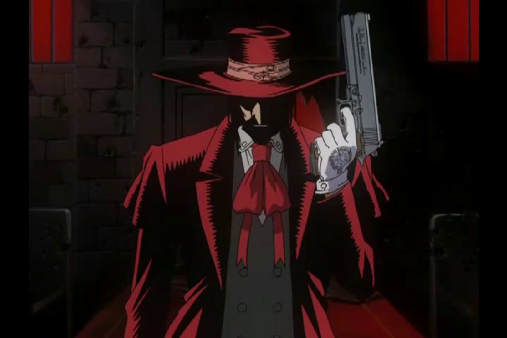 3D model Alucard from Hellsing Anime 3D Rigged VR / AR / low-poly