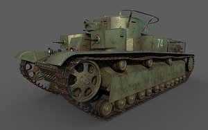 3D soviet medium tank