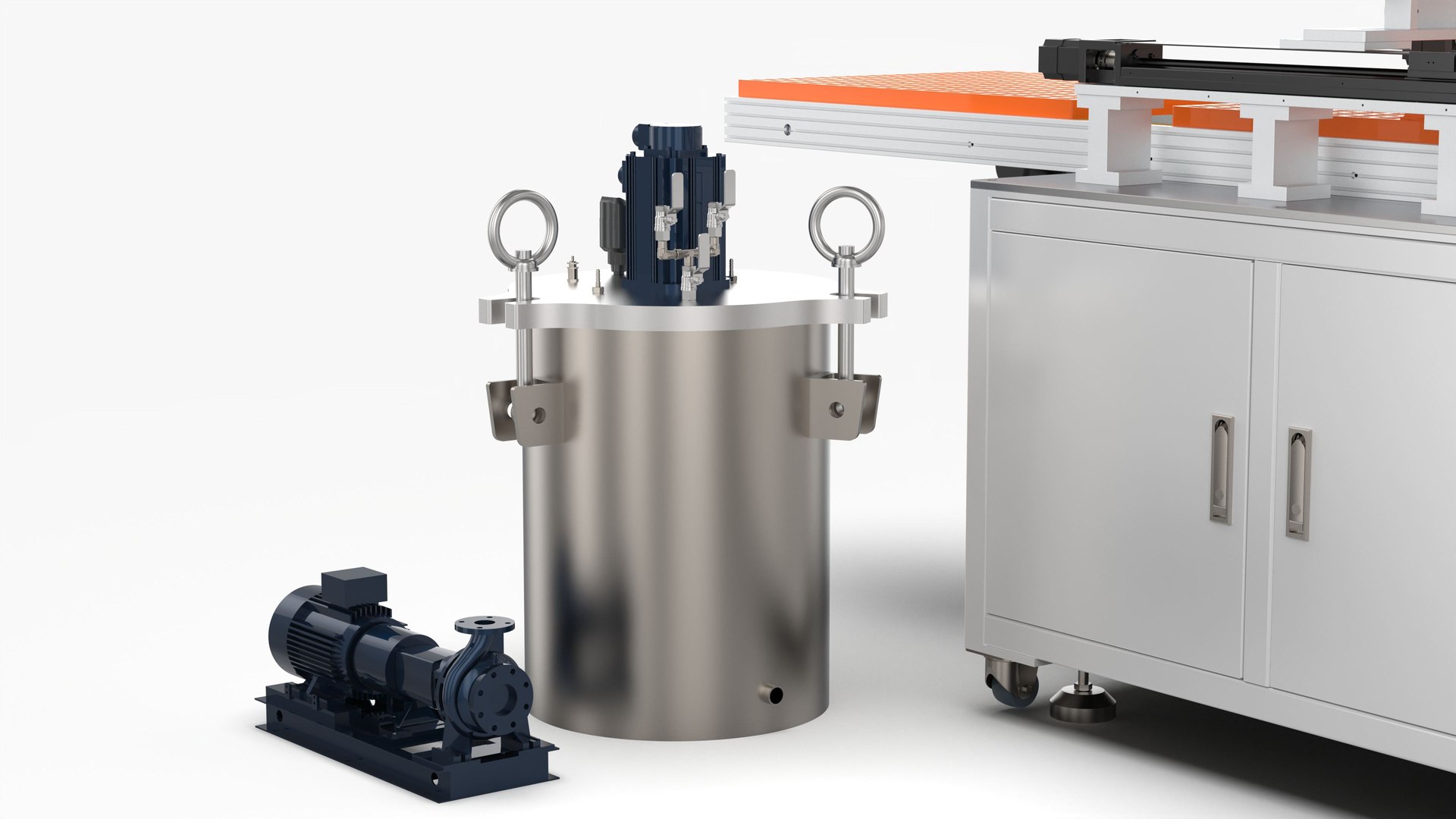 3D Automatic Double Station Pouring Machine - TurboSquid 2013591
