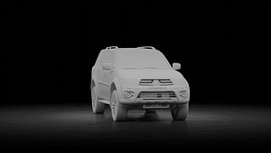 Mitsubishi Pajero Dakar 2014 3D