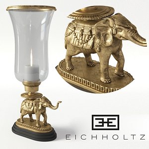 lamp hurricane elephant 3D