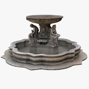 Fountain with Statues
