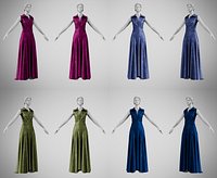 Dress 55 Velvet Colors With Design Collection 2
