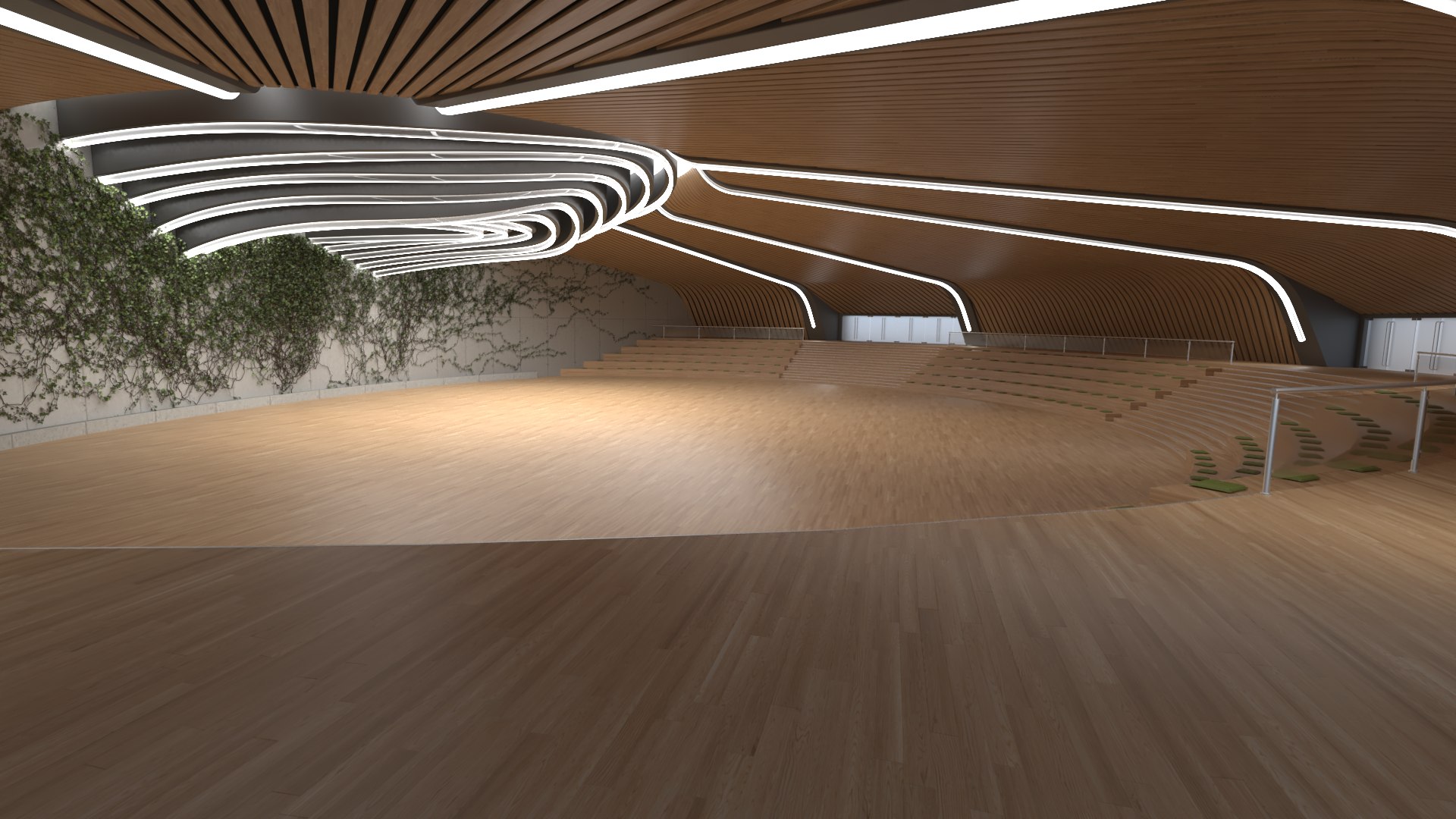 Forum Hall Model - TurboSquid 2103551