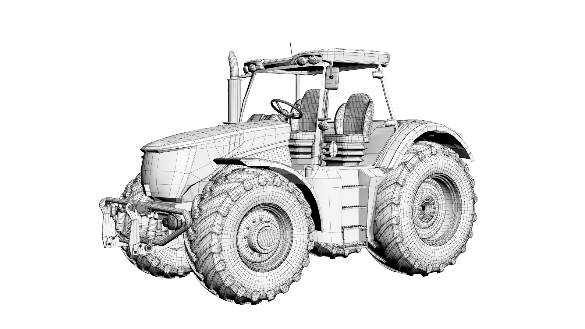 3D fastrac tractor 7230 model - TurboSquid 1196676