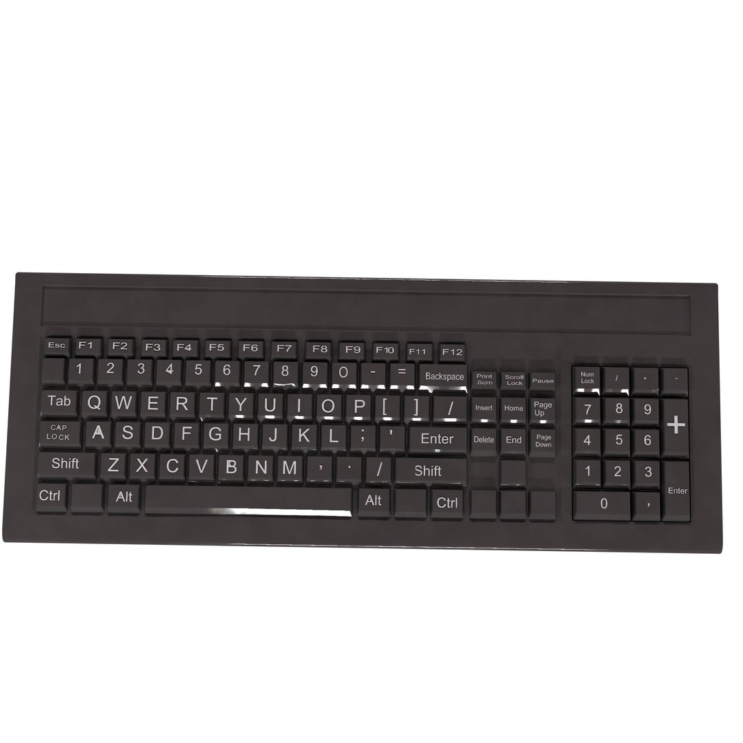 Keyboard 04 3D Model - TurboSquid 2140561
