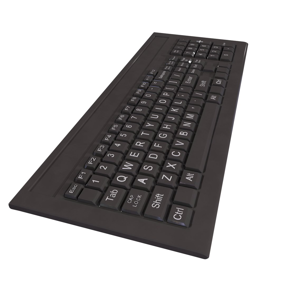 Keyboard 04 3D Model - TurboSquid 2140561