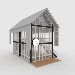 Cafe Modern 4 3D model