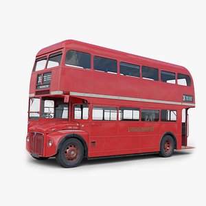 3D london routemaster bus model