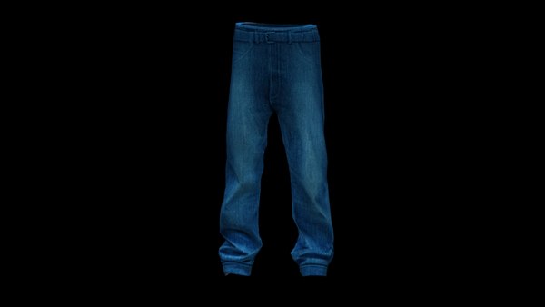 3d jeans clothes model