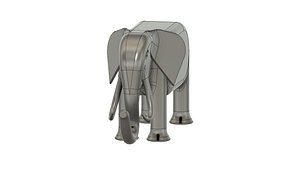 Elegant Elephant 3D model