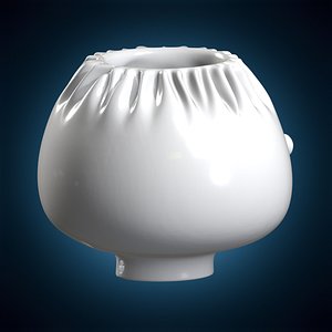 3D Kawaii Bao Planter 3D Print Model Home Decor
