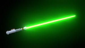 3D Luke Lightsaber Episode VI