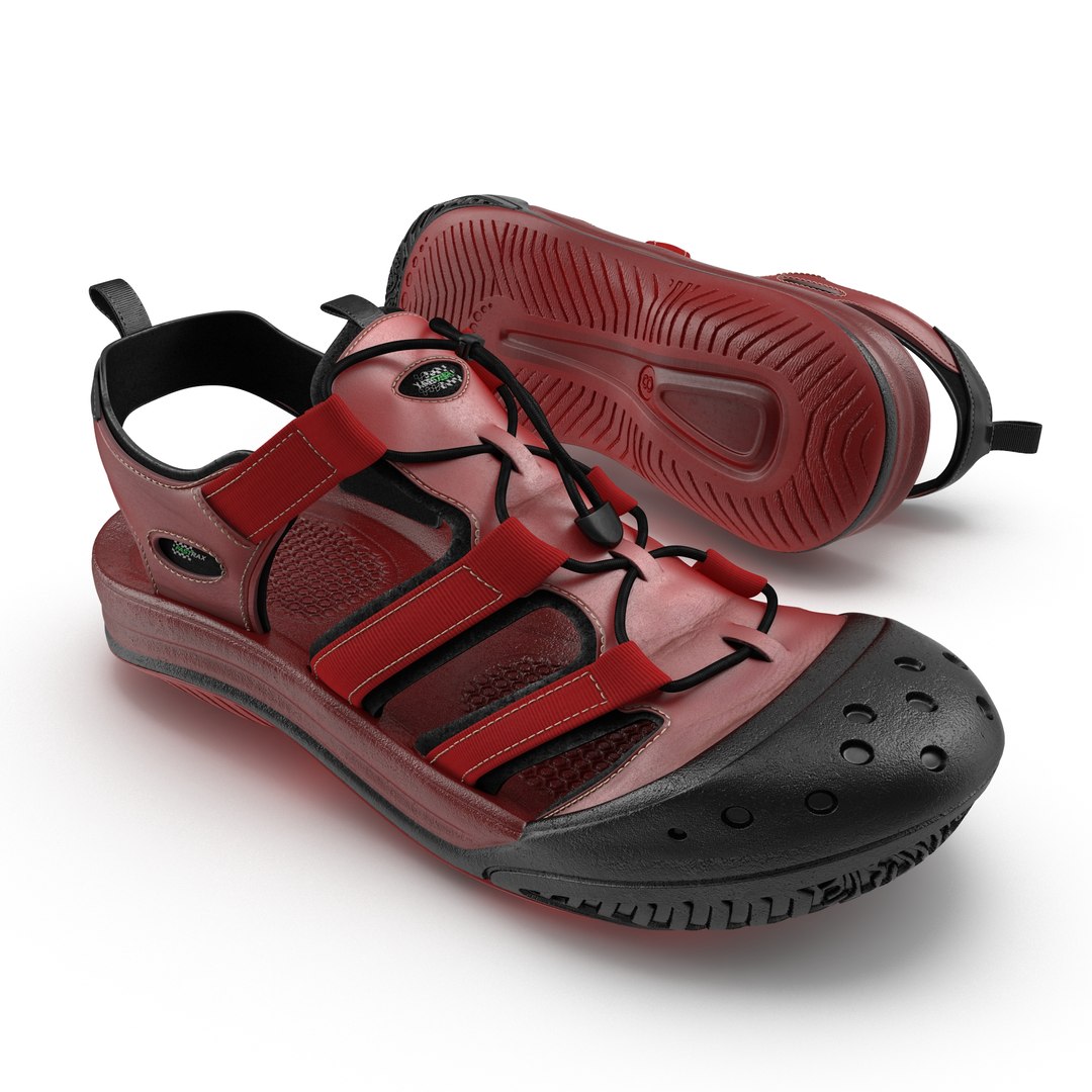 Sneakers 7 Red 3D Model 3D model preview