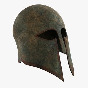 3D Greek helmet